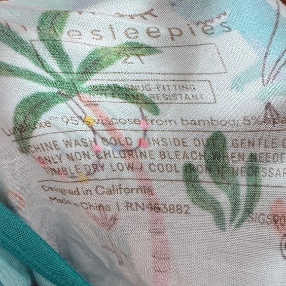 Little Sleepies birthday Dinosaur Kids Pajama Set - Picture 6 of 6